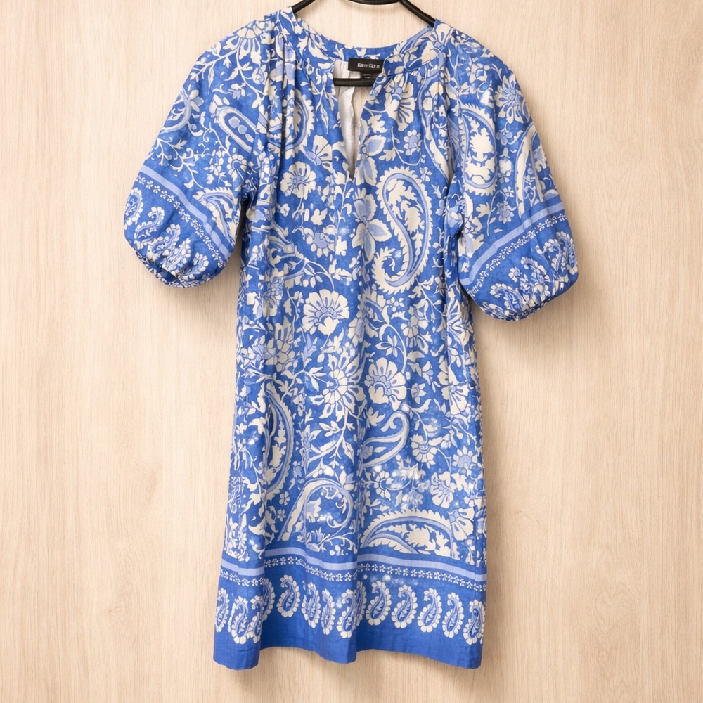 Boho Floral Tiered Dress | Long Sleeve | Size M